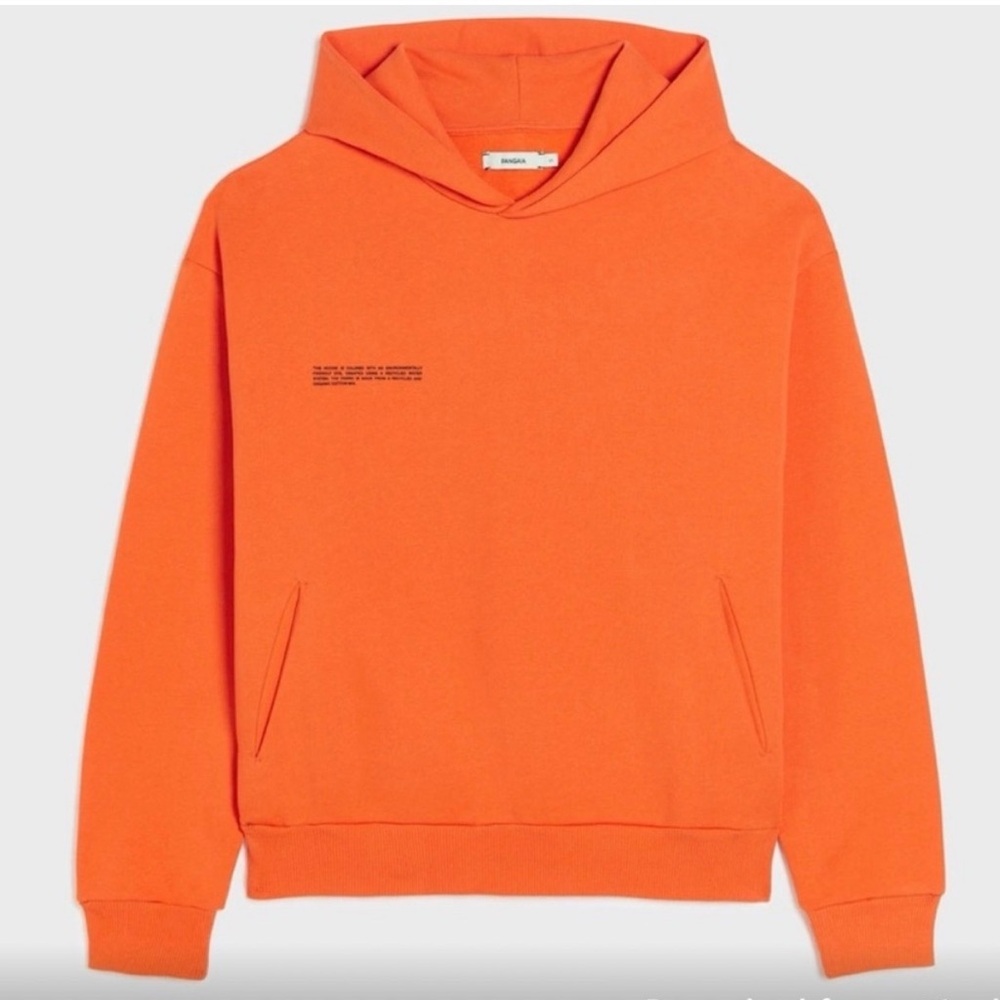 PANGAIA Orange Hoodie Hooded Sweatshirt & Sweatpants Organic Cotton S